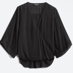 ⭐️ FORTUNE + IVY Clarabel Clip Dot Surplice Top XXL⭐️